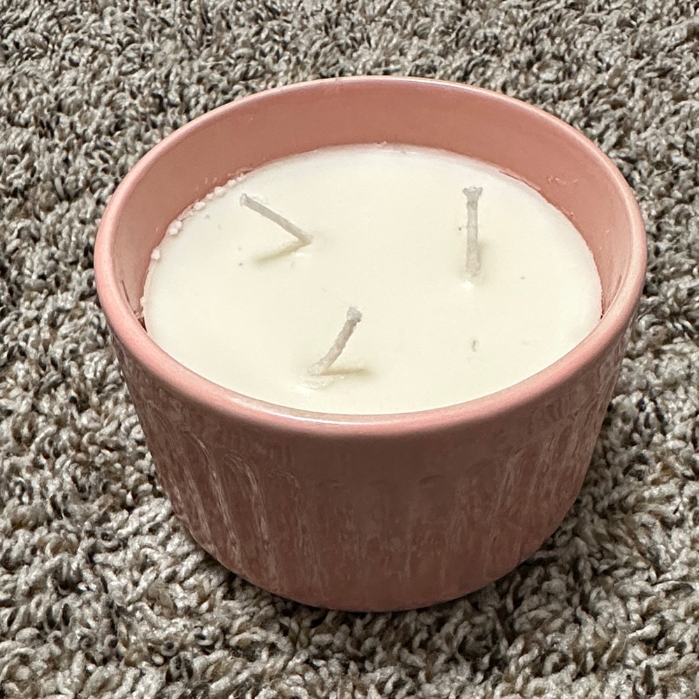 Pink Watermelon Ceramic Candle